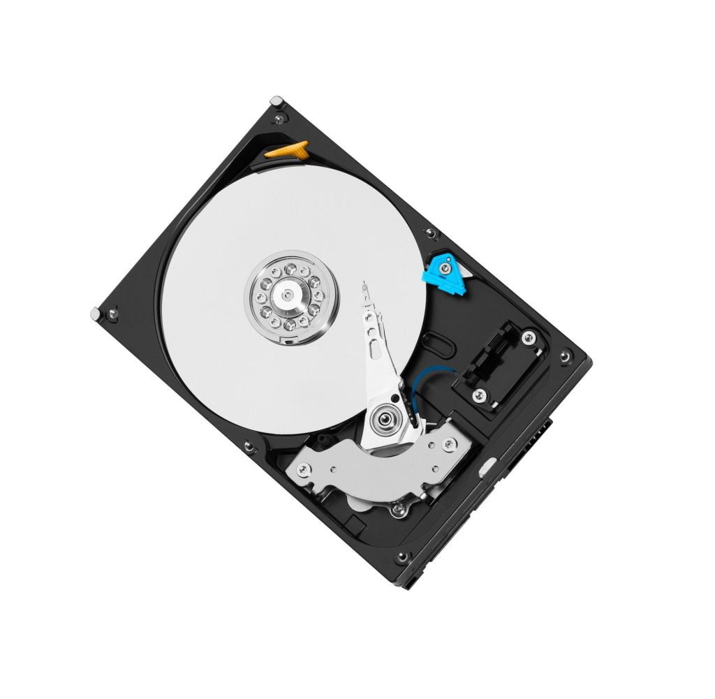 Hard disk drive HDD isolated