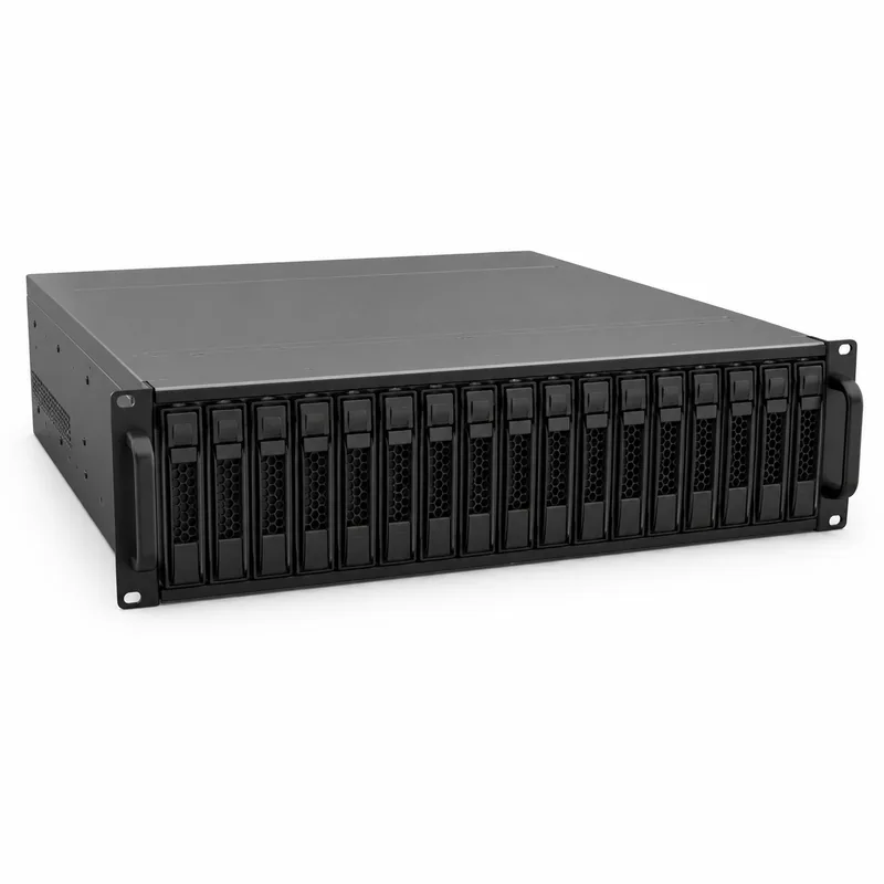Rackmount server with hard drive bays