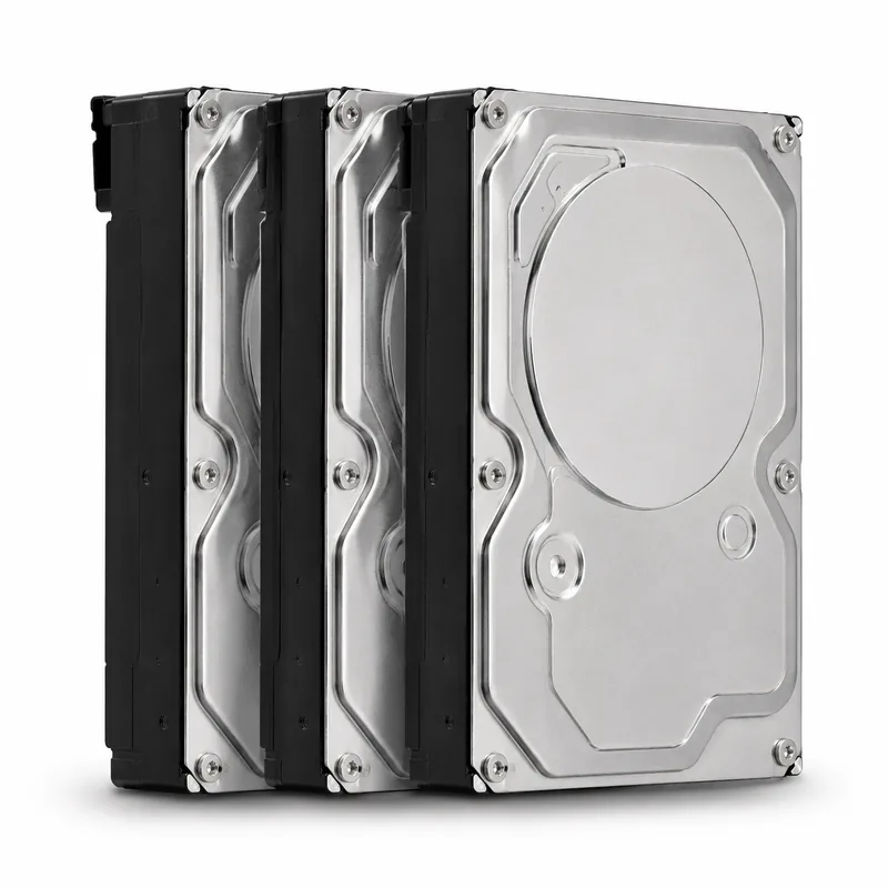 Set of hard drives forming a RAID array