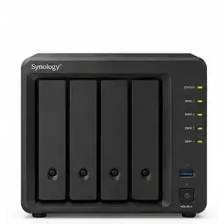 Four-bay NAS enclosure