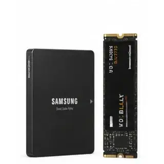 SATA SSD and NVMe drive